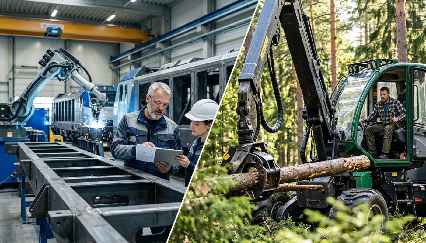 Cómo la mecano-soldadura impulsa la innovación en la industria ferroviaria y forestal